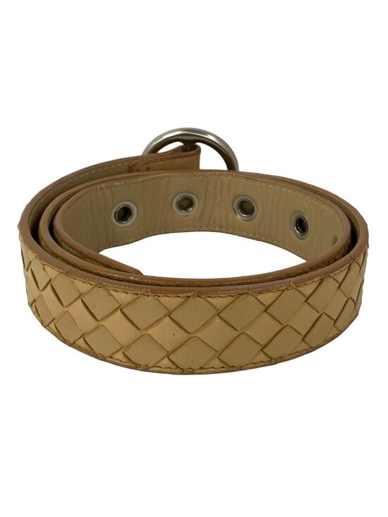 Bottega Veneta Belt 75 cm Beige Intrecciato Leather main image 4